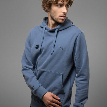 Fleece Hoodie Blue by Insakura