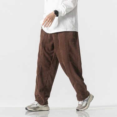 Brown Corduroy Pants - Chairo by Insakura