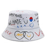 White Bucket Hat - Korean Edition (No I hate you) by Insakura