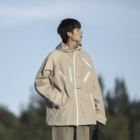 Hooded Windproof Jacket by Insakura