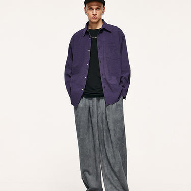 Colors Stacked Sweatpants by Insakura