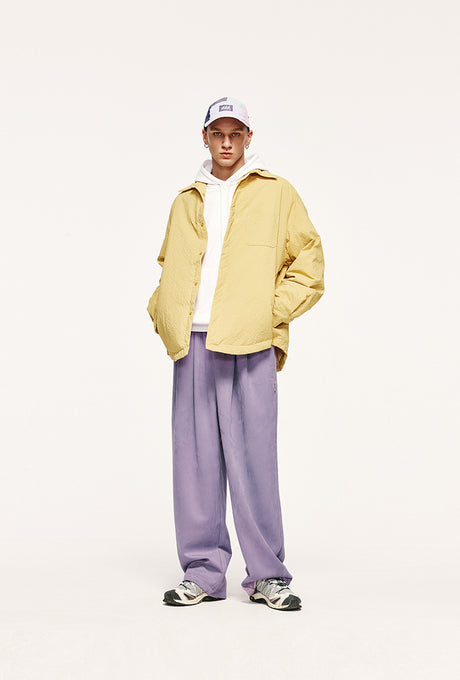 Colors Stacked Sweatpants by Insakura
