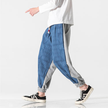 Sakura - Two-Tone Cropped Harem Pants by Insakura