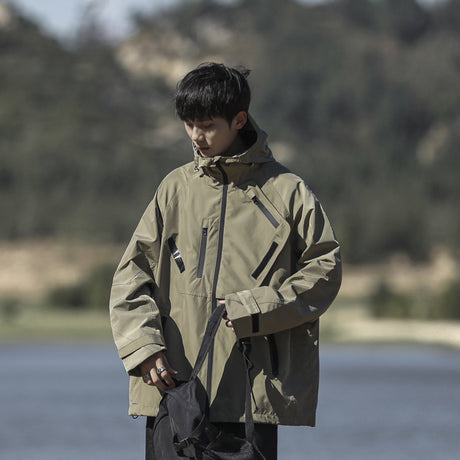 Hooded Windproof Jacket by Insakura