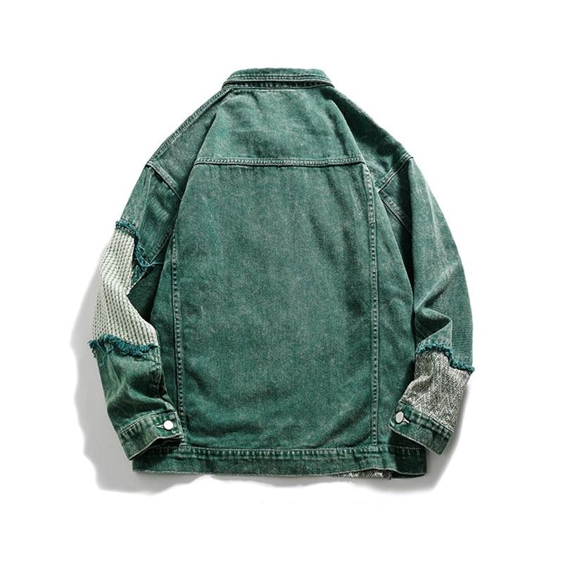 Midori - Green Denim Jacket by Insakura