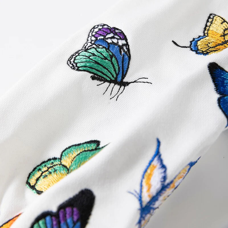 Butterfly Hoodie  - Embroidered Torēnā by Insakura