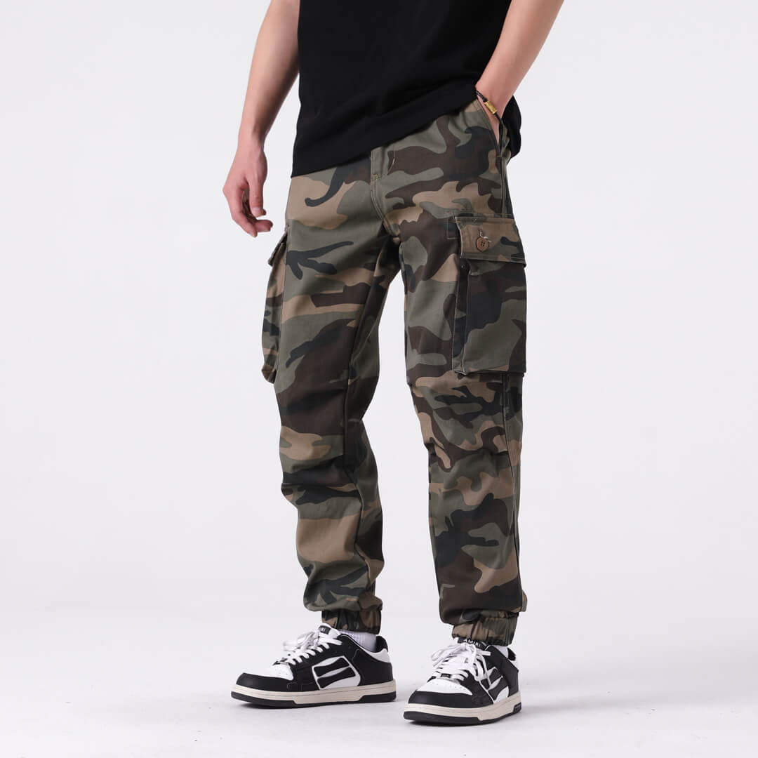 Guntai Camouflage Pants | 100% Cotton, Durable, Versatile | Insakura