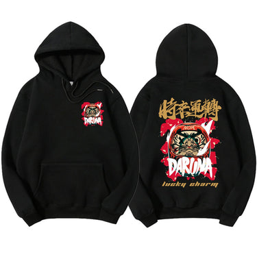 [INSKR] Angry Daruma Hoodie by Insakura