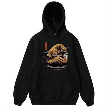 [INSKR] Coffee Wave Hoodie by Insakura