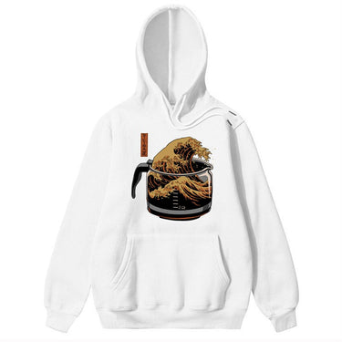 [INSKR] Coffee Wave Hoodie by Insakura