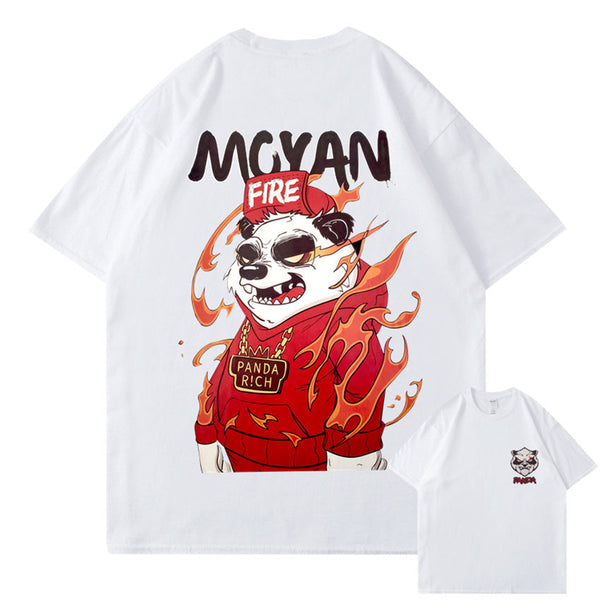 [INSKR] T-shirt Panda de feu