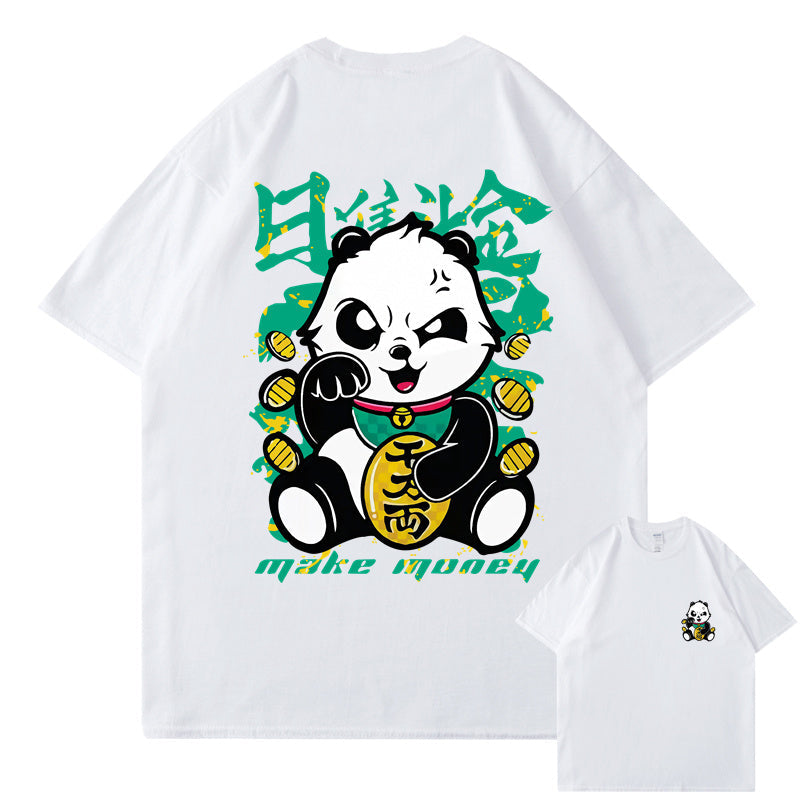 [INSKR] Fortune Panda T-Shirt by Insakura