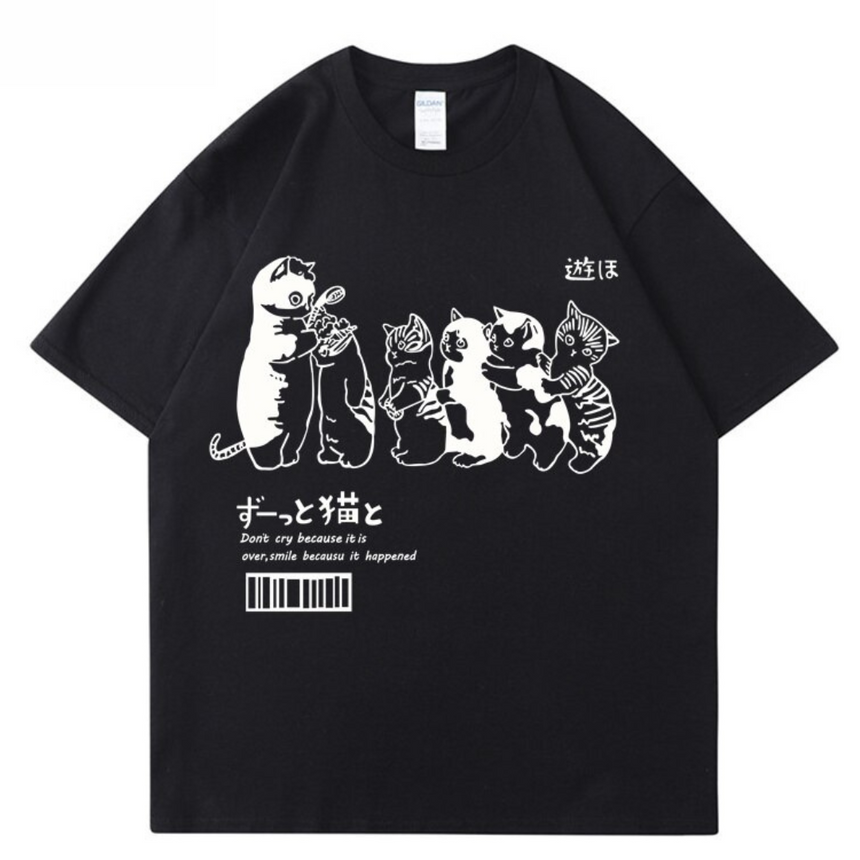 [INSKR] Kitten Bath T-Shirt by Insakura