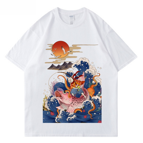 [INSKR] Koi Rider T-Shirt by Insakura