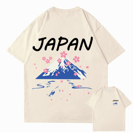 [INSKR]   Mount Fuji T-Shirt by Insakura