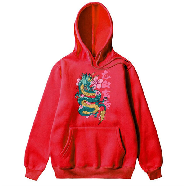 [INSKR] Sweat à capuche Dragon Sanguin