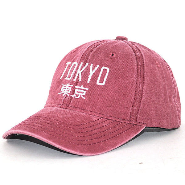 [INSKR] TOKYO Vintage Embroidered Cap