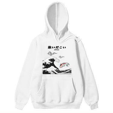 [INSKR] Wavy Koi Hoodie by Insakura