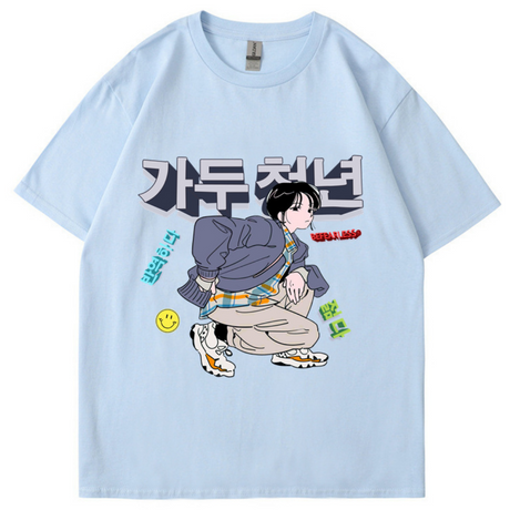 [INSKR] Korean Girl T-Shirt by Insakura