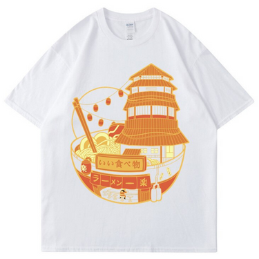 [INSKR]   Ramen Tower T-Shirt by Insakura