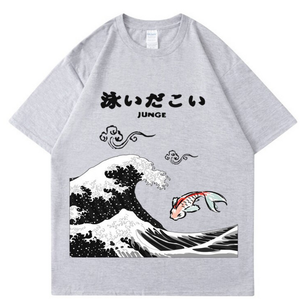 [INSKR] T-shirt ondulé Koi