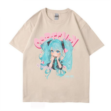 [INSKR]   Anime Girl T-Shirt by Insakura
