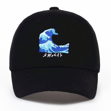 [INSKR] KANAGAWA WAVE Embroidered Cap by Insakura