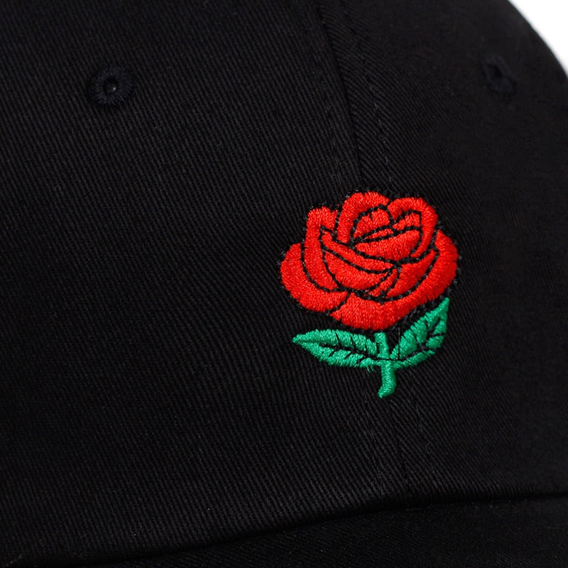 [INSKR] ROSE Embroidered Cap by Insakura