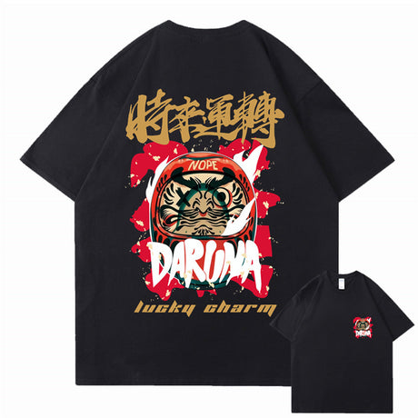 [INSKR] Angry Daruma T-Shirt by Insakura