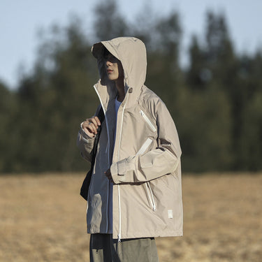 Hooded Windproof Jacket by Insakura