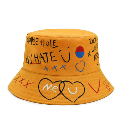White Bucket Hat - Korean Edition (No I hate you) by Insakura