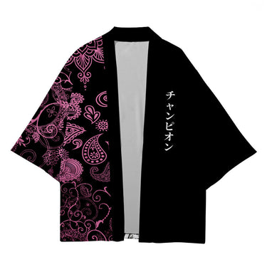 Black Paisley Haori by Insakura