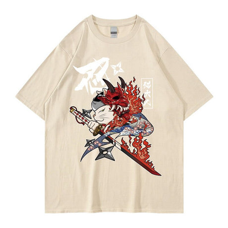 [INSKR]   Fire Ninja T-Shirt by Insakura