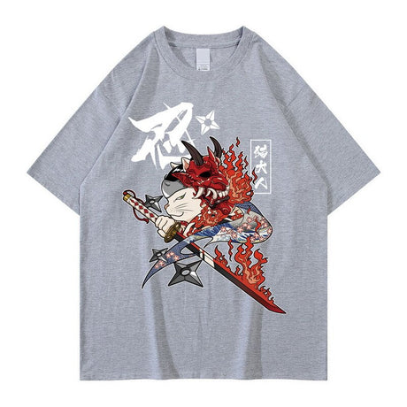 [INSKR]   Fire Ninja T-Shirt by Insakura