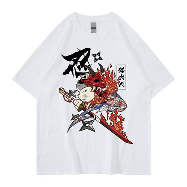 [INSKR]   Fire Ninja T-Shirt by Insakura